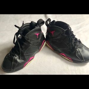 Air Jordan #23 sz2y Black And Pink